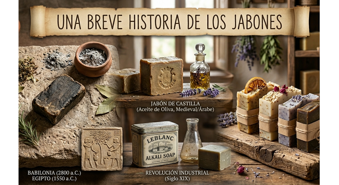Una breve historia de los jabones